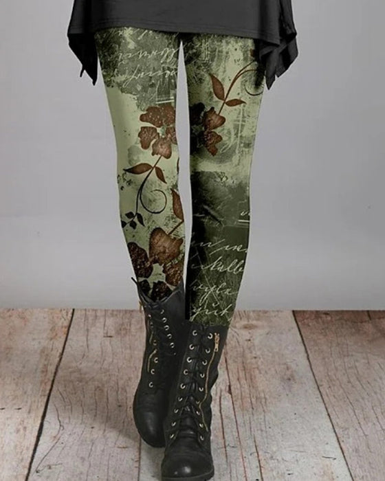 Retro Leggings Etnisk stil