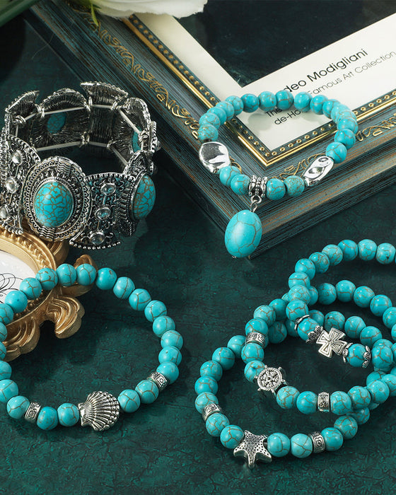 Bohemian Western turkis armbånd for kvinner