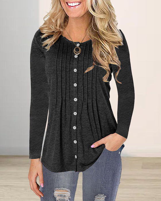 Daglig Topp med lange ermer