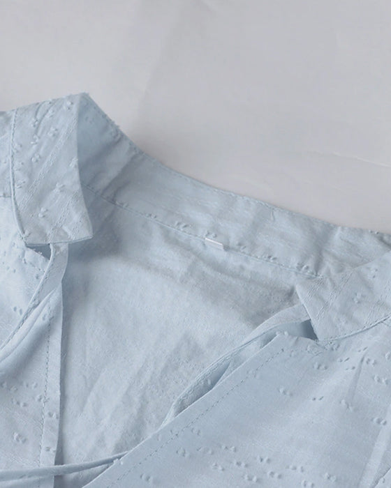 Resortkjole i solid med lomme