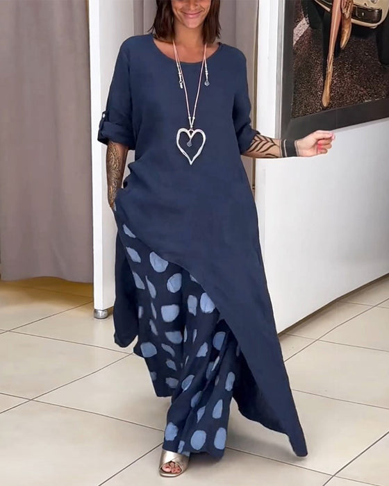 Uformelt løst temperamentdrakt for kvinner