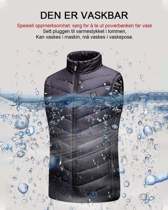 Elektrisk oppvarmet jakke