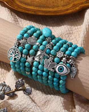 Bohemian Western turkis armbånd for kvinner