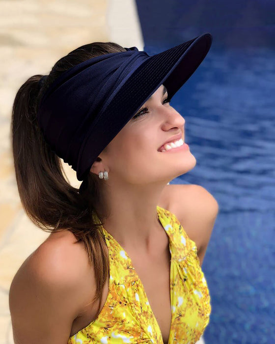 Løynefallende utendørs solskjermhatt