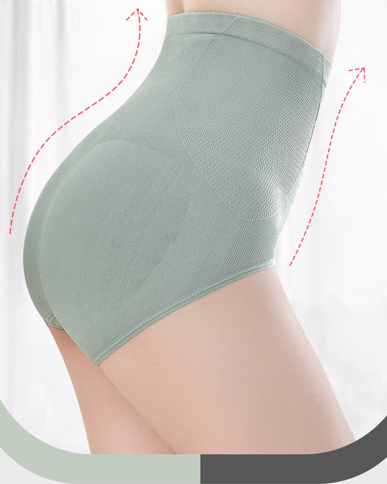 Sømløs hofteløfter-truse med høy midje