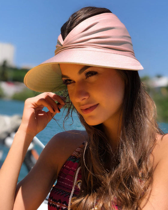 Løynefallende utendørs solskjermhatt