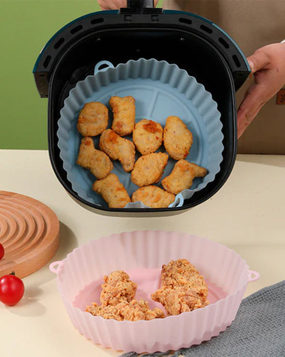 Silikonstekebrett til dampfrityrkoker