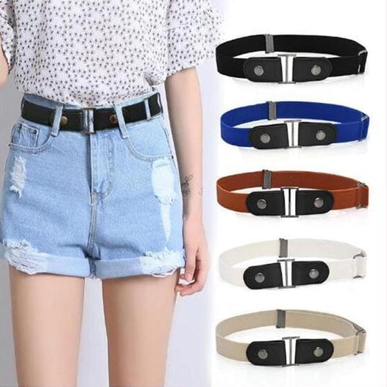 Bearhome usynlig elastisk belte uten spenne