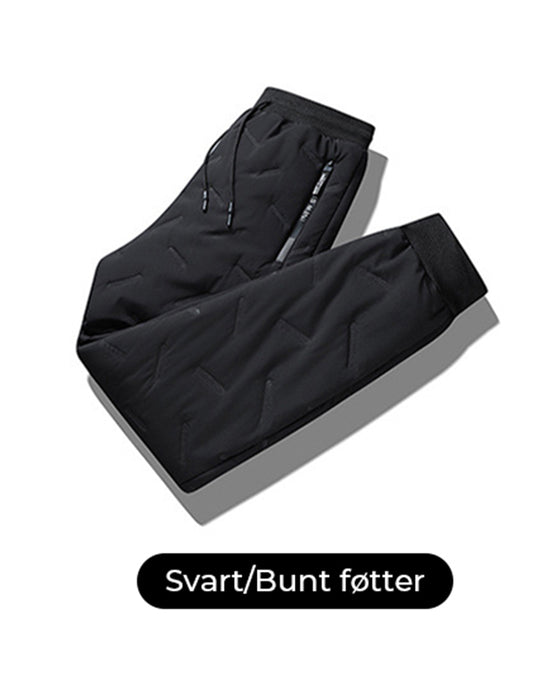 Fleecetykkede uformelle varme joggebukser