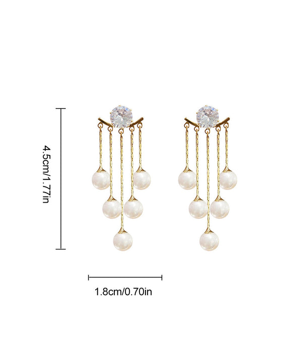 Dusk lange øredobber