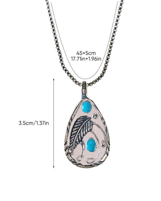 Bohemian vintage anheng halskjede