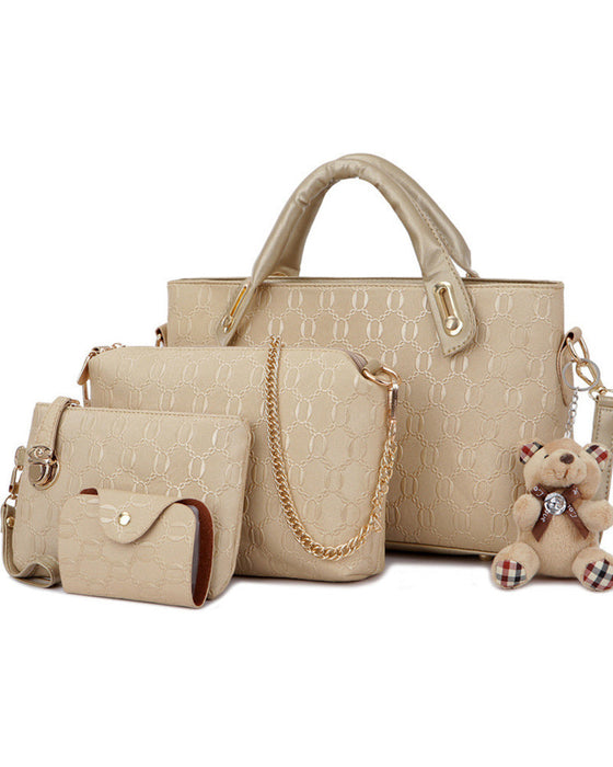 Populær preget svigermor veske i flere deler