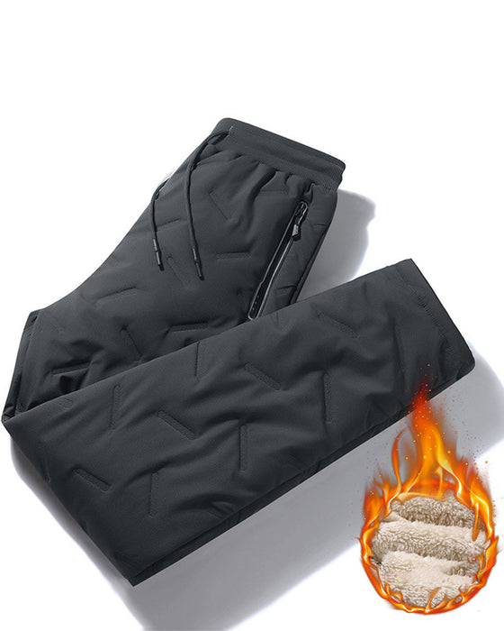 Fleecetykkede uformelle varme joggebukser