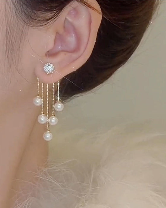 Dusk lange øredobber