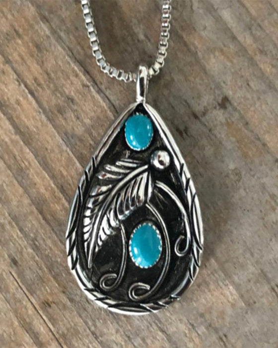 Bohemian vintage anheng halskjede