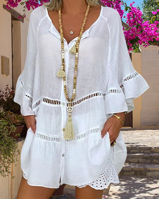 Topp med Trekvart Ermer