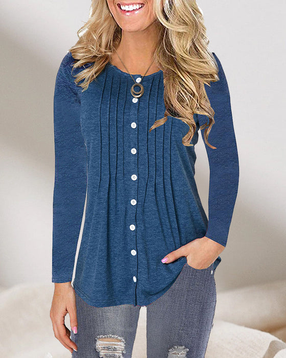 Daglig Topp med lange ermer