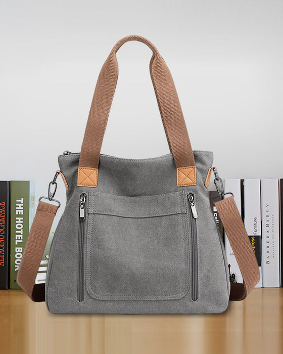 Crossbody-veske med stor