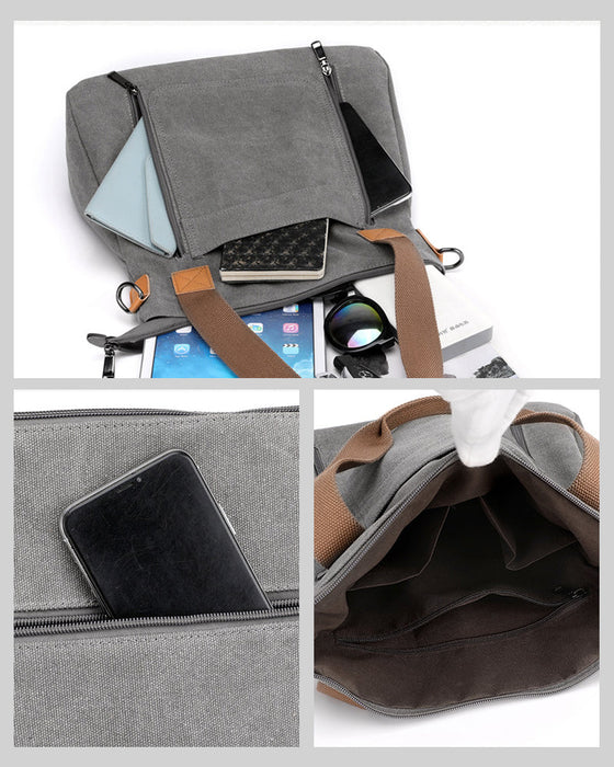 Crossbody-veske med stor