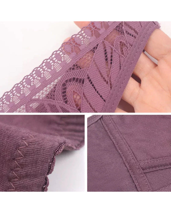 Blonde BH med foran lukking med glidelås