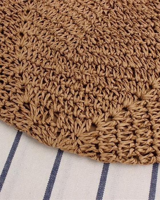 Crossbody stråveske for kvinner