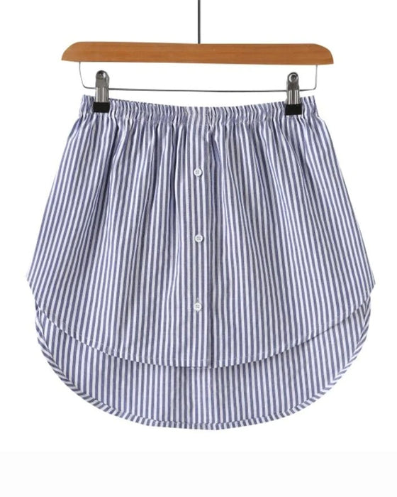 Falsk Nedre Skjortedel med høy Midje for Kvinner