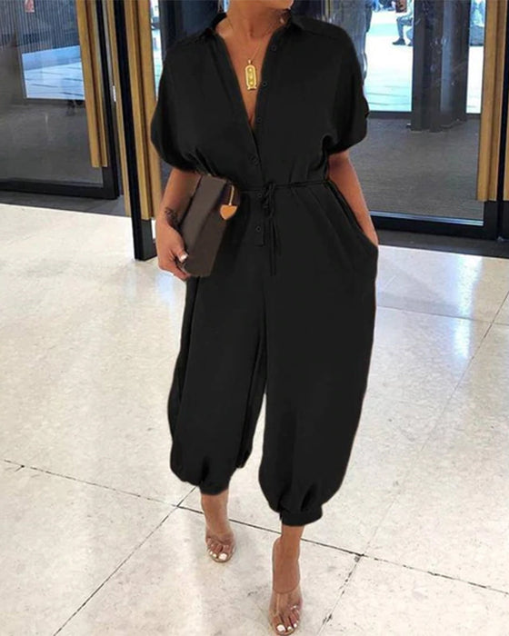 Vintage flerfarget jumpsuit