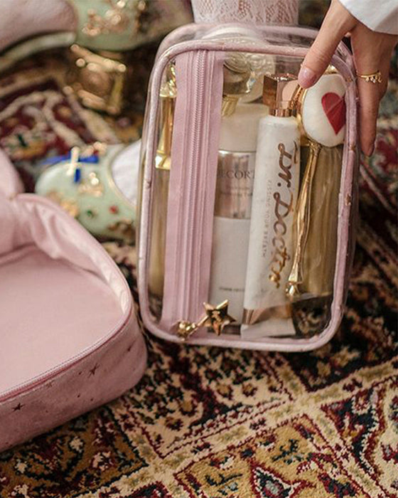 Kosmetikkveske i fløyel