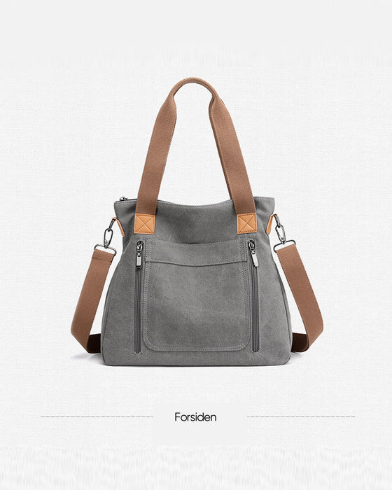 Crossbody-veske med stor