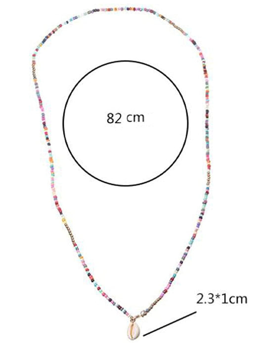 Fargerikt skallkjede