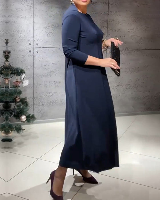 Elegant maxi casual kjole